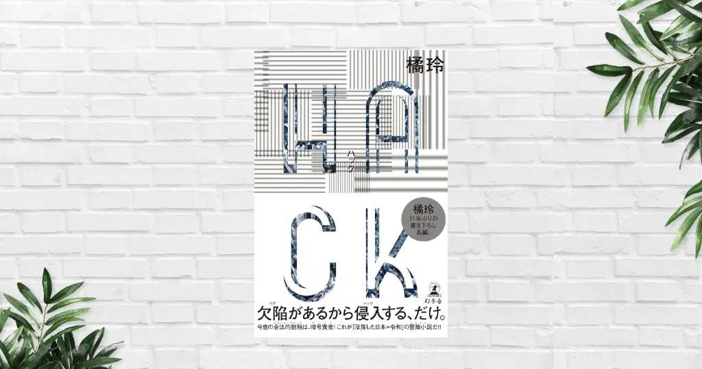 【書評/感想】HACK(橘玲) 世界は不完全。だから、頭脳があればハックできる —— 自由と国家 & 暗号資産×国際犯罪の“今”を小説化