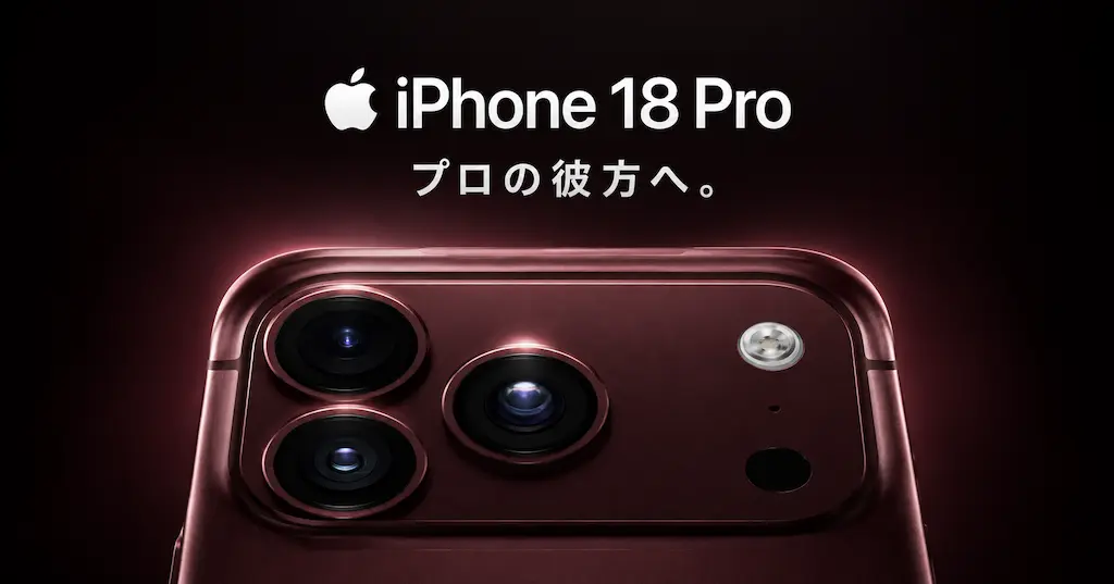 Amazonが「iPhone 18 Pro／18 Pro Max」の予約販売開始 | 17 Pro／Pro Maxとの違いは？価格・カメラ・性能を比較