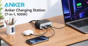 【50%オフ】Ankerの7-in-1電源タップが大幅割引！最大100WのUSB-C急速充電に対応。デスクもスッキリ！《Amazonタイムセール》